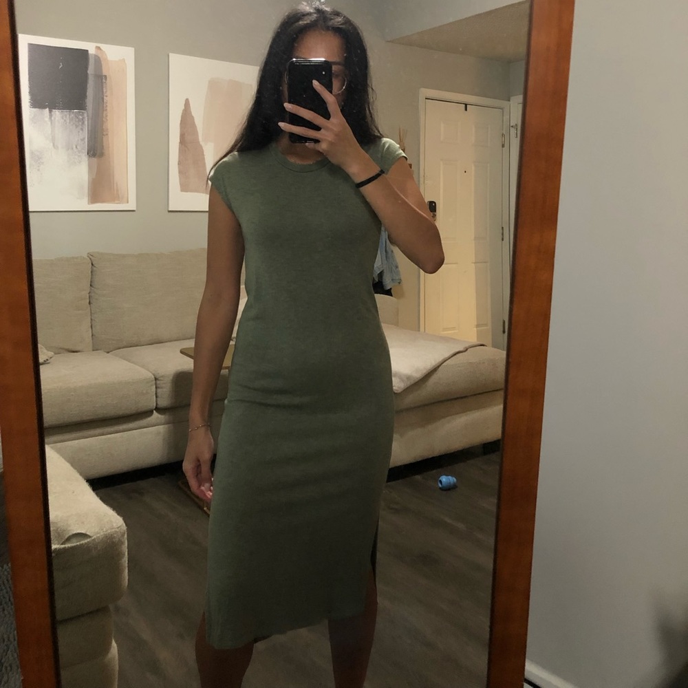 Madewell - capsleeve midi dress
